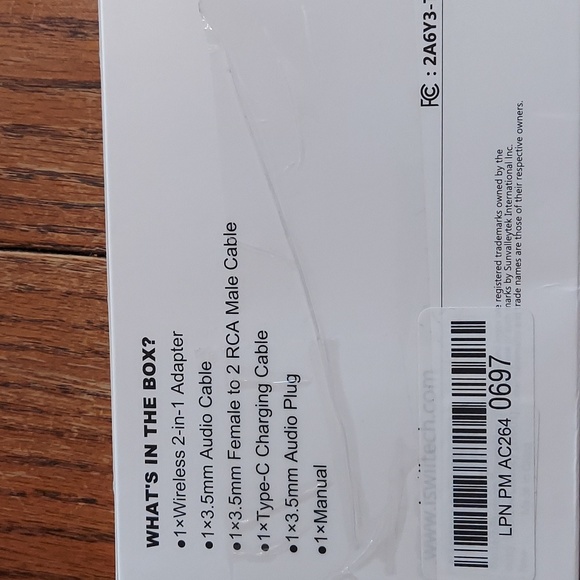 swiitech Other Swiitech Bluetooth Transmitter Receiver 2 In